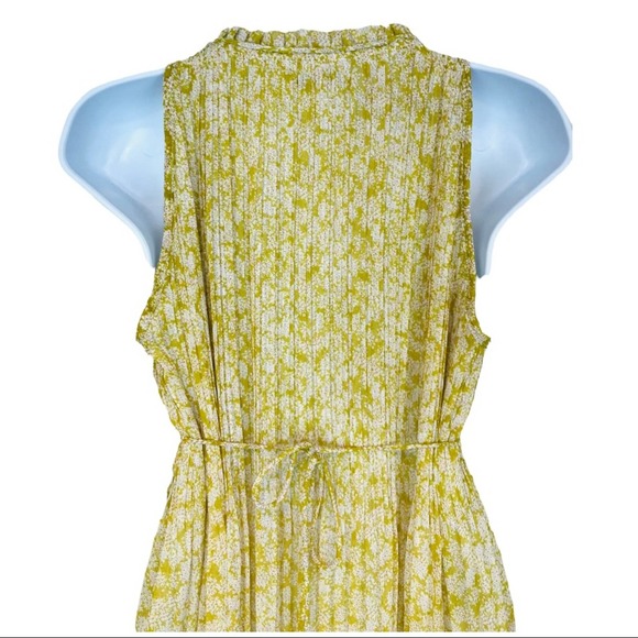 NWOT Anthropologie SEE U SOON pleated floral dress - Picture 10 of 11